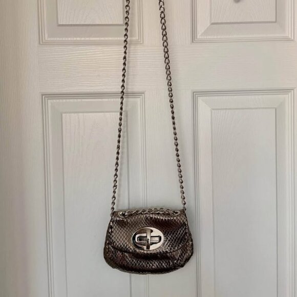 Stuart Weitzman Metallic Crossbody Bag - Picture 2 of 6